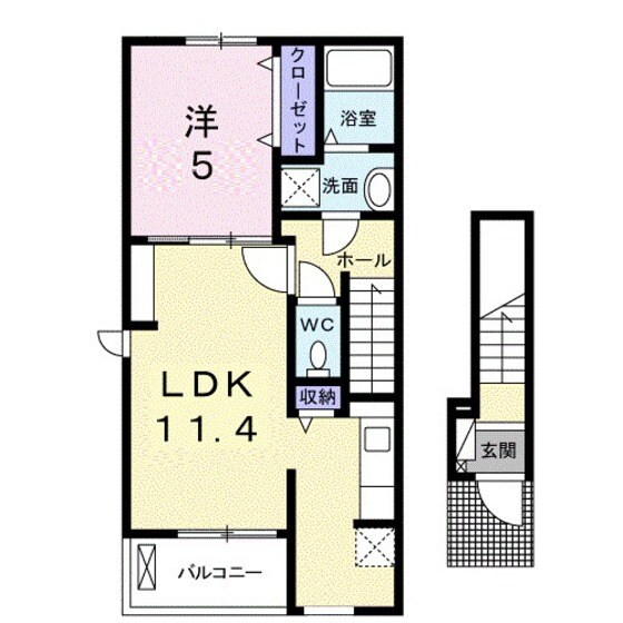 フォーチュンガーデン上道の物件間取画像