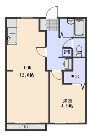 リバーサイドハイツBの物件間取画像
