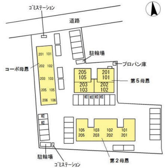 コーポ母恩の物件内観写真