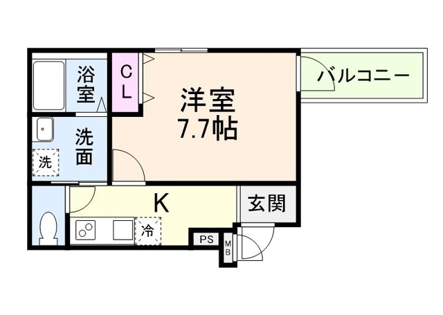 フジパレス阪急池田駅南の物件間取画像