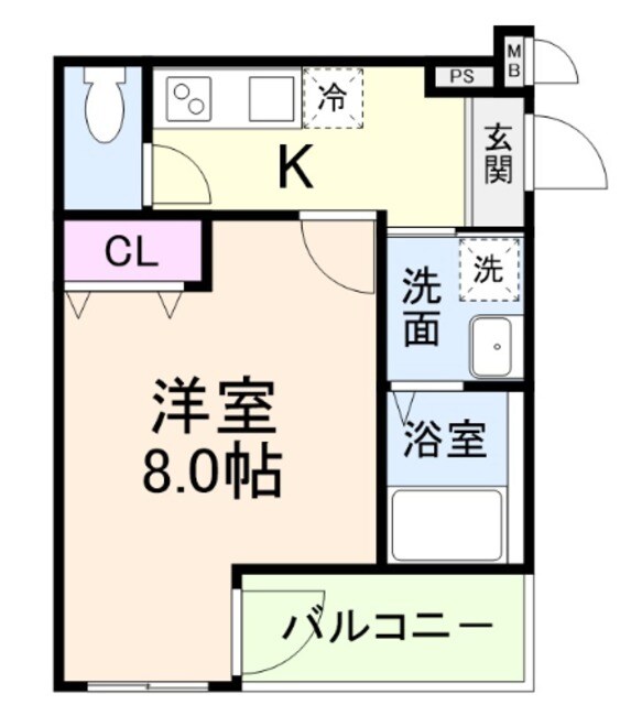 フジパレス阪急池田駅南の物件間取画像