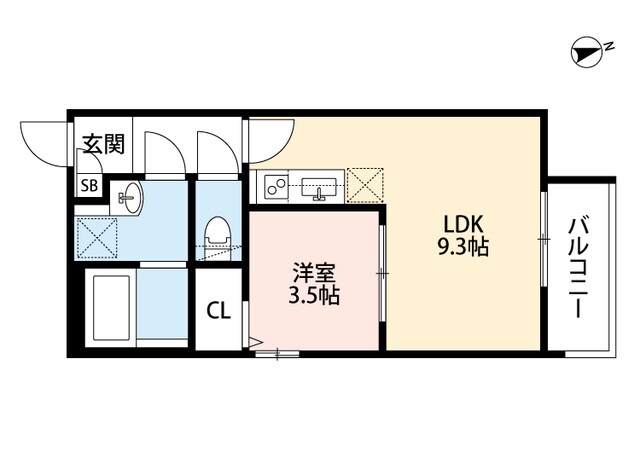 LINES CHROMEの物件間取画像