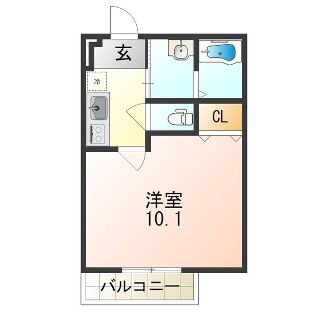 フジパレス西立花Ⅲ番館の物件間取画像