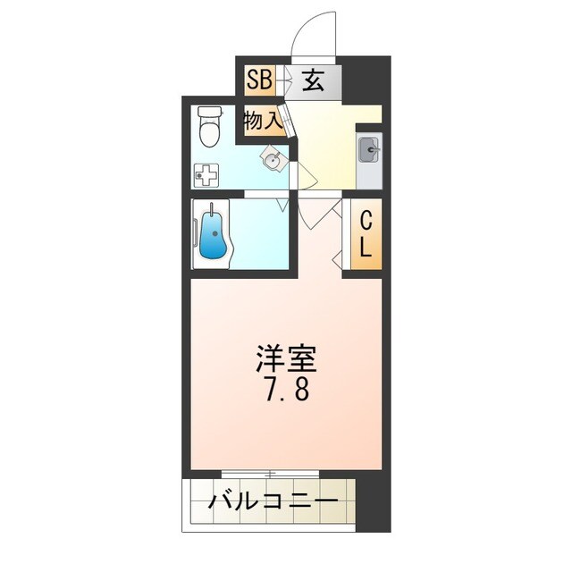 姫島駅 徒歩6分 10階の物件間取画像