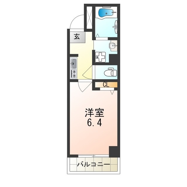 姫島駅 徒歩5分 8階の物件間取画像