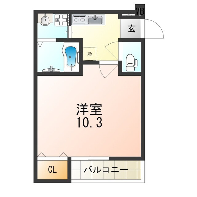 フジパレス立花駅東Ⅱ番館の物件間取画像