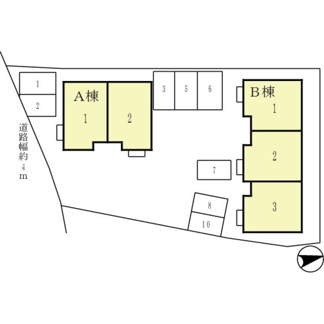 ローズヴィラ　A棟の物件外観写真