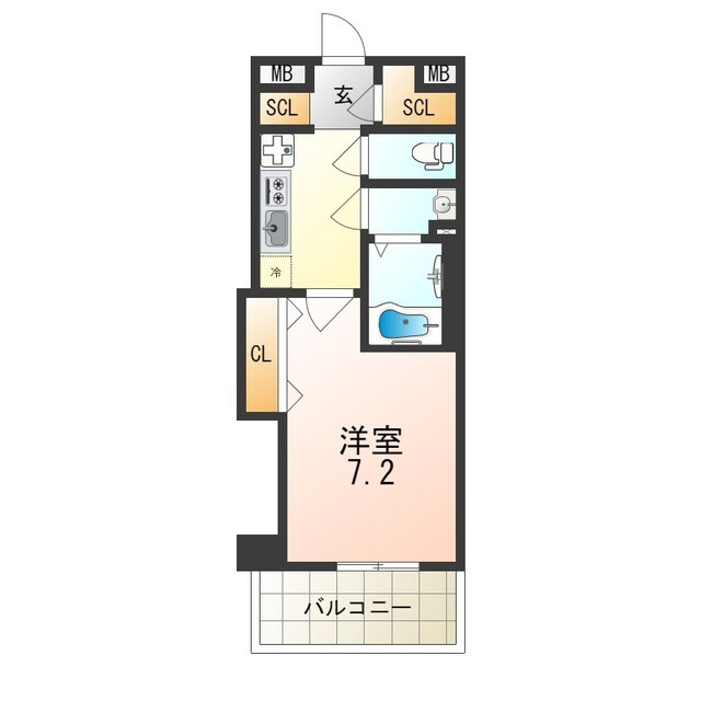 LUXENA KADOMAの物件間取画像