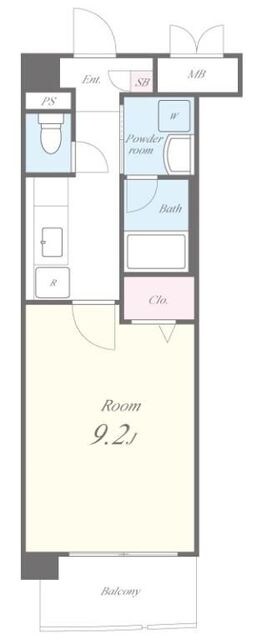 エスポアールの物件間取画像