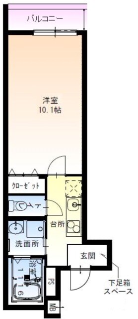 フジパレス尼崎ガーデンⅢ番館の物件間取画像