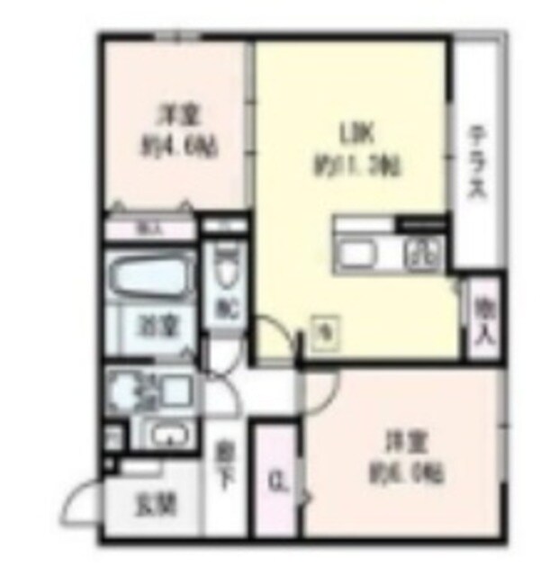 Flat Comfy 豊中の物件間取画像