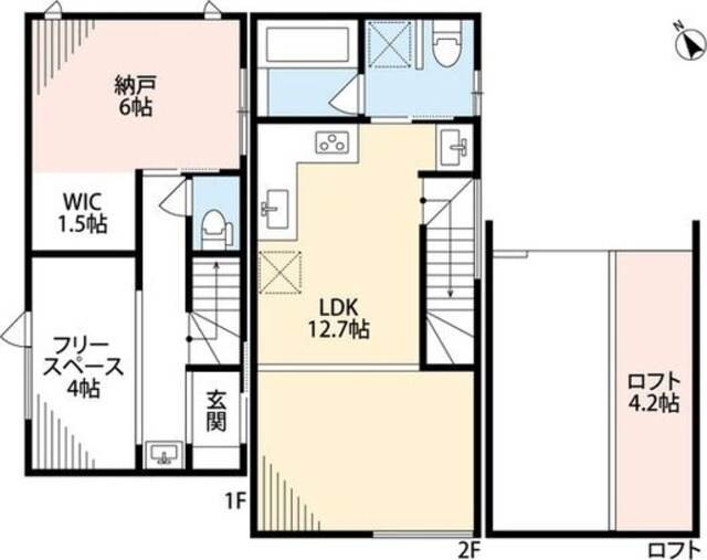 川西市萩原3丁目戸建ての物件間取画像