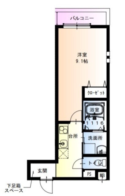 フジパレス今津中イーストの物件間取画像