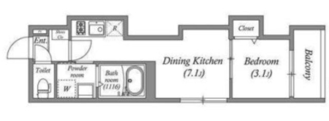 ソラーレ吹田の物件間取画像