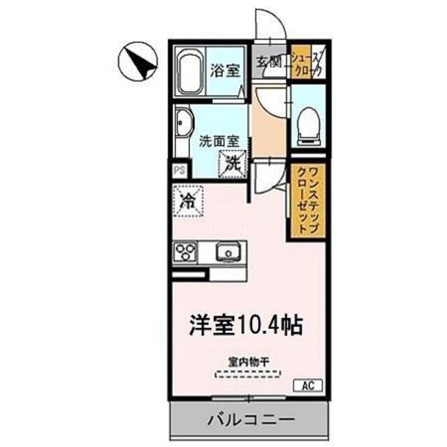 メゾンジュネスの物件間取画像