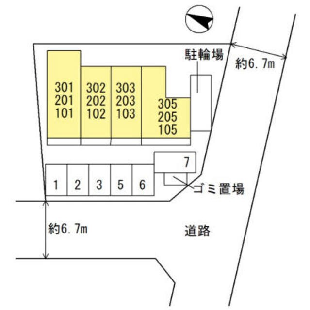 メゾンジュネスの物件外観写真