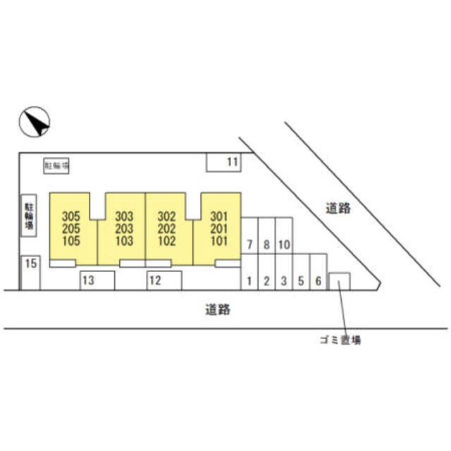 メゾン鈴原の物件外観写真