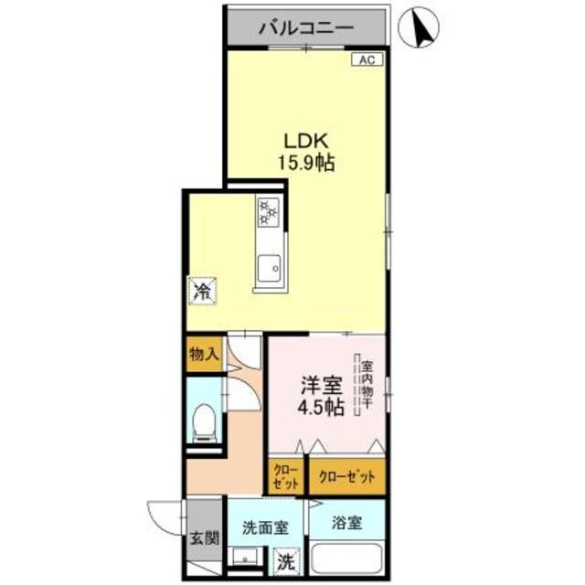 上甲子園廣和レジデンスの物件間取画像
