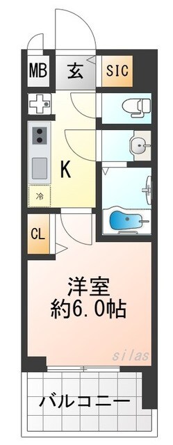 プレサンス大正エミナンスの物件間取画像