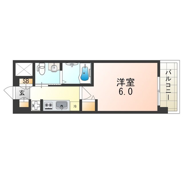 ラクラス阿倍野元町の物件間取画像