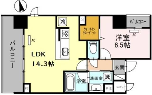 エトワール尼崎の物件間取画像