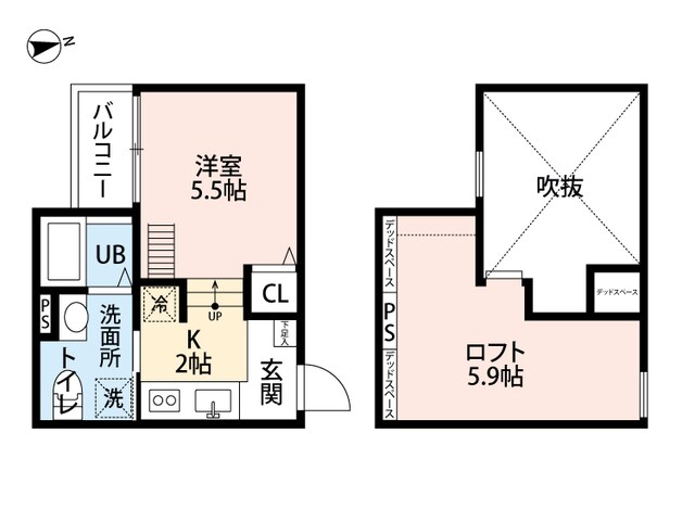 Applause Ⅱの物件間取画像