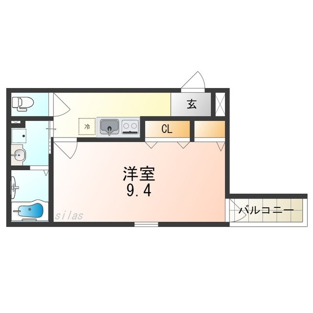 フジパレス平野Ⅲ番館の物件間取画像