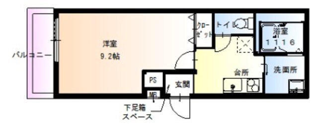 フジパレス蛍池北町の物件間取画像