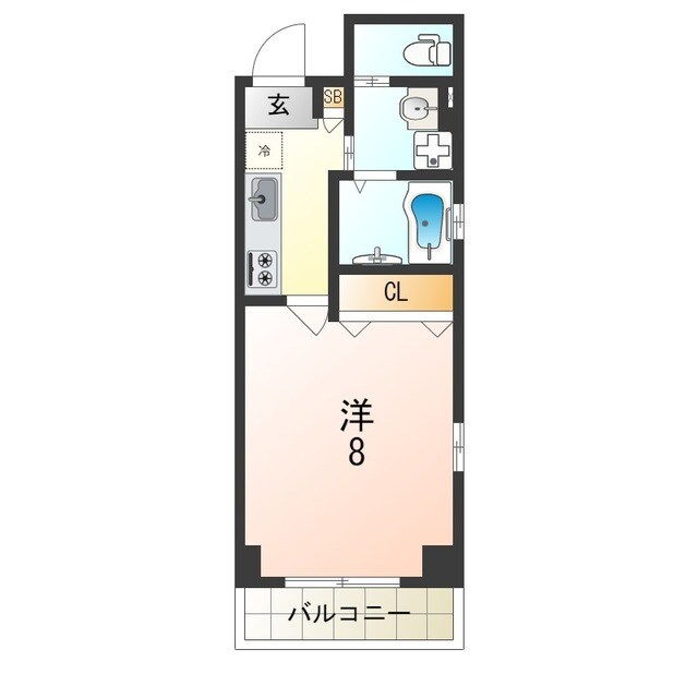 塚口駅 徒歩5分 3階の物件間取画像