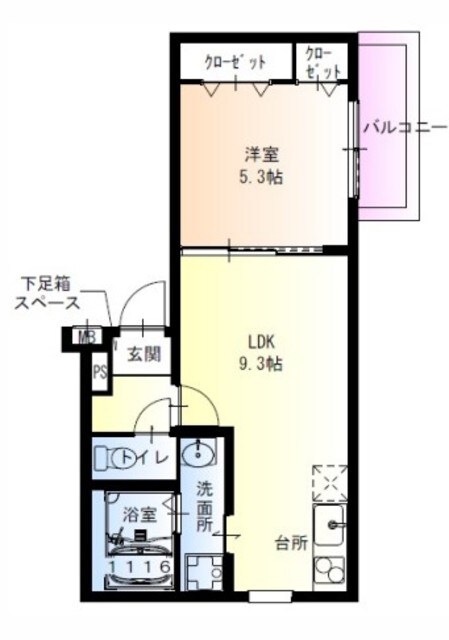 フジパレス尼崎西浦公園Ⅲ番館の物件間取画像