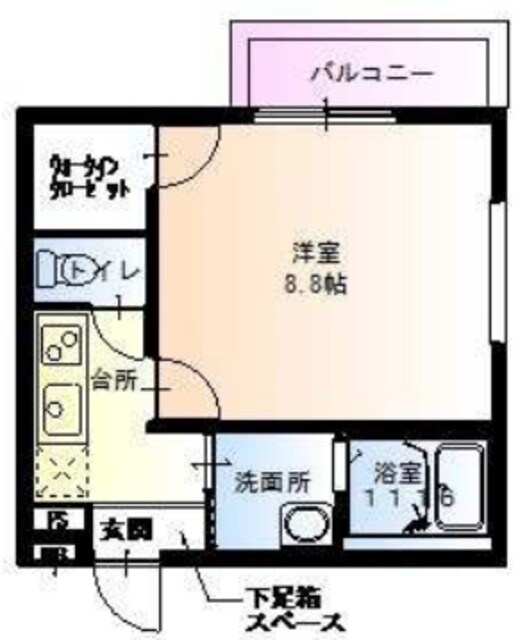 フジパレス遠里小野Ⅱ番館の物件間取画像