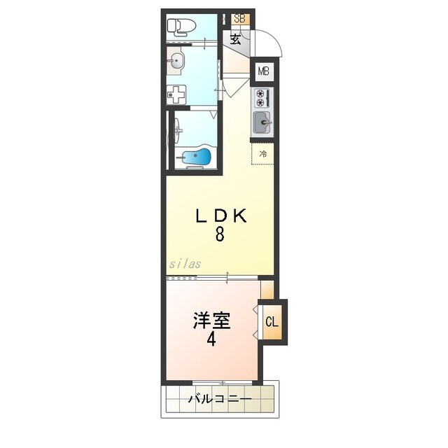 H-maison出来島の物件間取画像