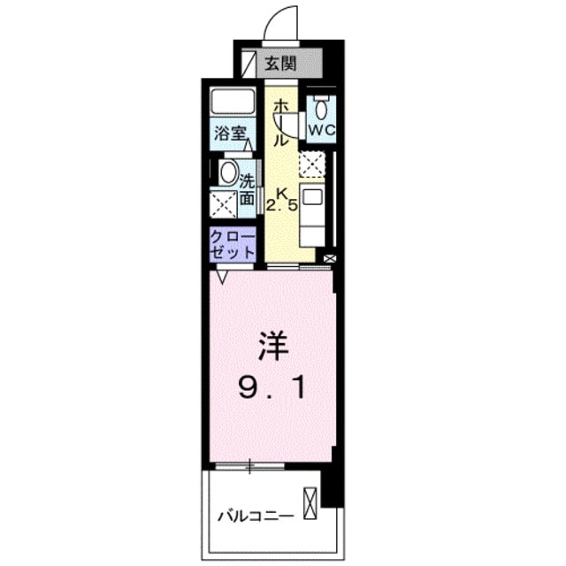 グランデ尼崎の物件間取画像