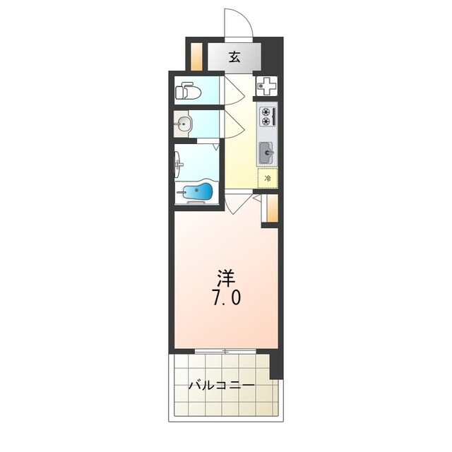 セレニテ新大阪プリエの物件間取画像