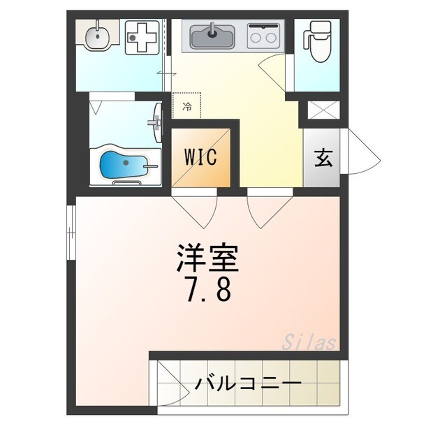 フジパレス杭全ノースの物件間取画像