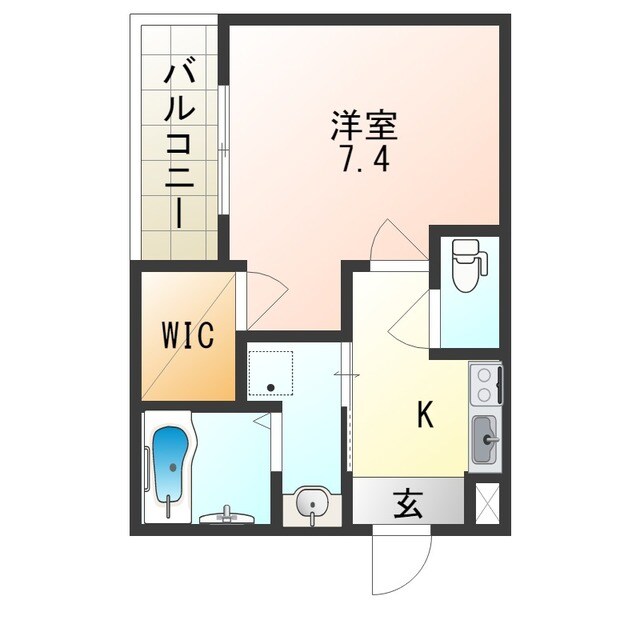 フジパレス西脇Ⅲ番館の物件間取画像