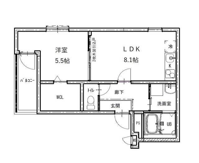 フジパレス阪急園田駅東Ⅴ番館の物件間取画像