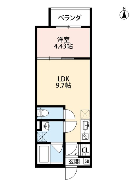 ALBAの物件間取画像