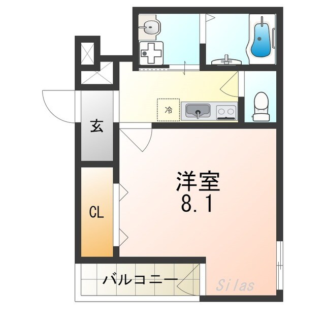 フジパレス千里丘駅東の物件間取画像