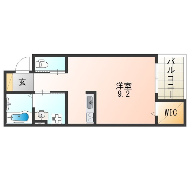 矢田駅 徒歩2分 3階の物件間取画像