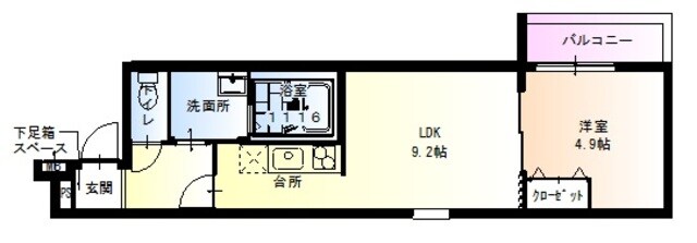 フジパレス東淀川Ⅱ番館の物件間取画像