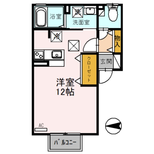 ザウバーヴィントⅡの物件間取画像