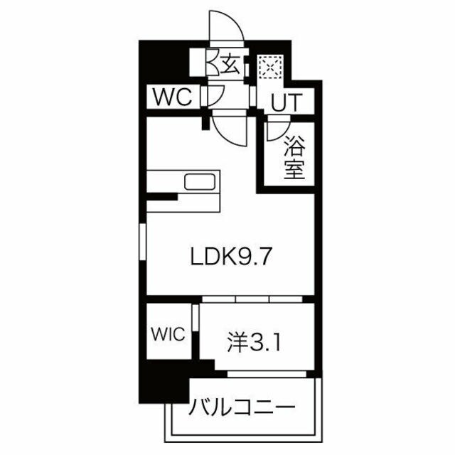 ソルテラスOSAKA EAST GATEの物件間取画像