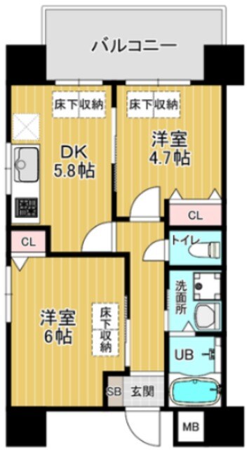 スプランディッド池田の物件間取画像