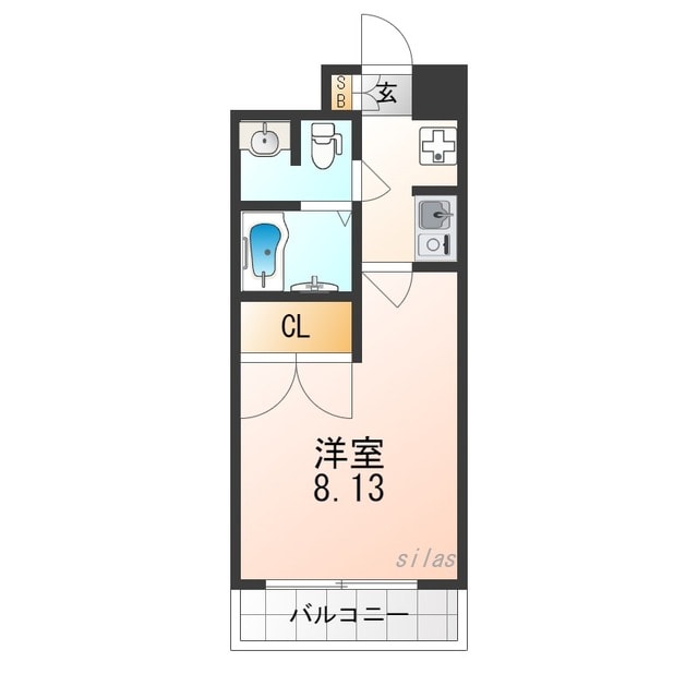 ONE ROOF FLAT NISHINOMIYAの物件間取画像