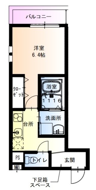 フジパレス東三国Ⅵ番館の物件間取画像