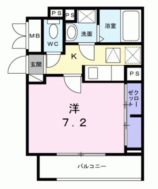 ラグーナ　ルカの物件間取画像