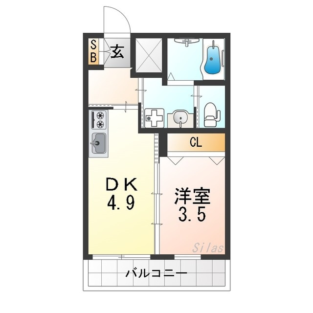 テラ我孫子前の物件間取画像