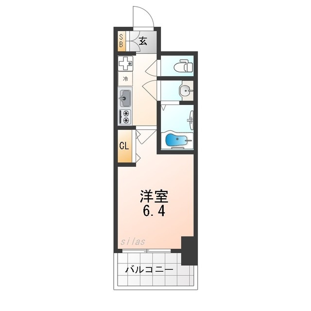 住之江公園レジデンスの物件間取画像