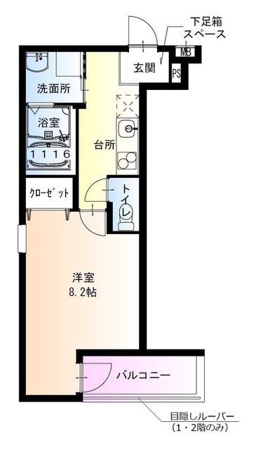 フジパレス吹田垂水町Ⅲ番館の物件間取画像